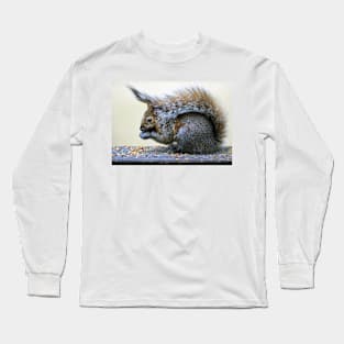 Squirrel's hat... Long Sleeve T-Shirt